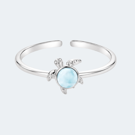 Tiny Turtle Adjustable Ring